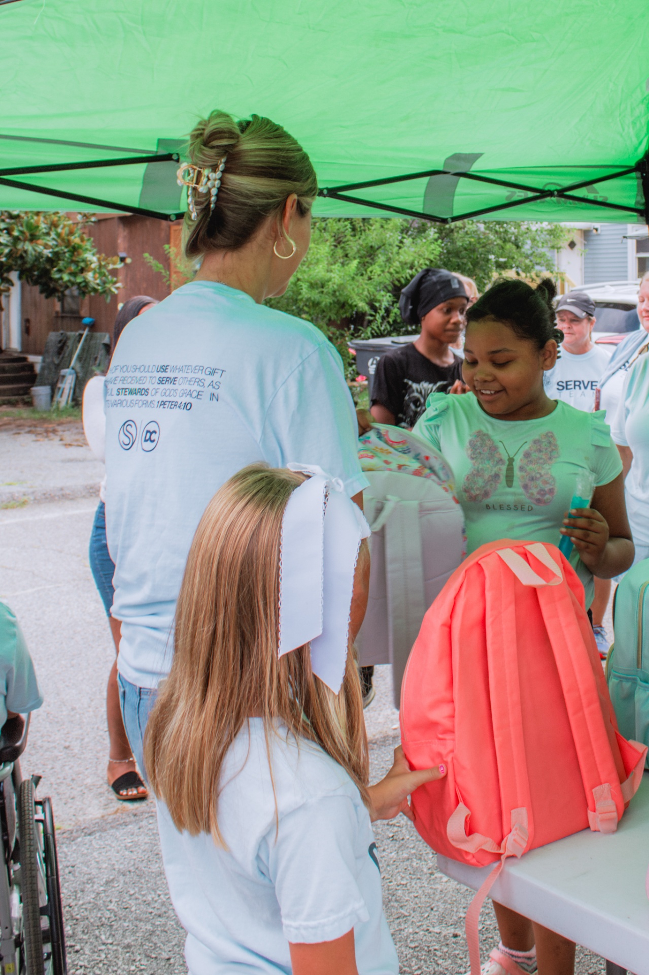 Volunteers at the Augusta Dream Center